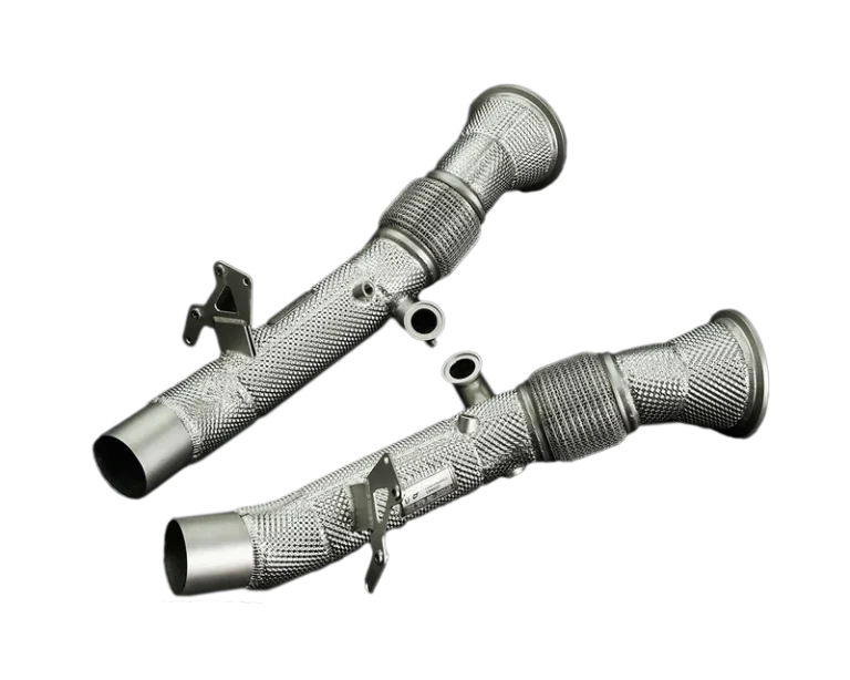 ipe-ferrari-296-downpipes-heat-shield